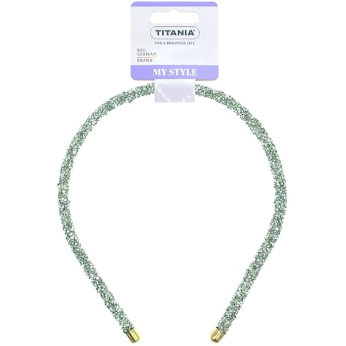 Titania 8238 Sortette Headbands, 0.6 cm Size, Silver